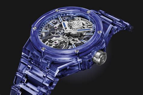 hublot bleue|hublot full blue tourbillon.